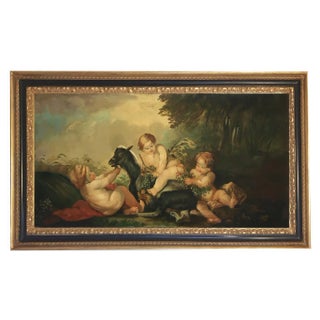 Mario Rosario Allegretti, Cherubim, 21st Century, Oil on Canvas For Sale