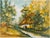 Maduzac (marguerite dunoyer de segonzac, known as) (1931-2019) early autumn original color lithograph signed in pencil...