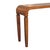 Modern Amber Oak-Finish Mango Wood Curved Console Table For Sale - Image 3 of 7