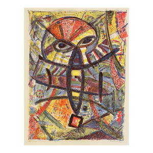 1968 Frank Rubin Modern Lithograph
