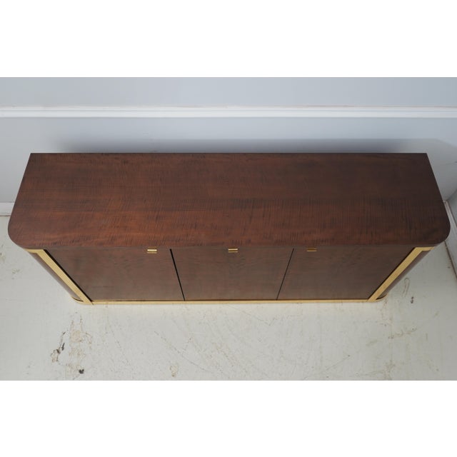 Mid Century Modern Tiger Maple Credenza Cabinet For Sale In Philadelphia - Image 6 of 17