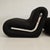 Boomerang Armchairs in Black Stretch Fabric by Rodolfo Bonetto for Flexform, 1970s, Set of 2 For Sale - Image 12 of 18