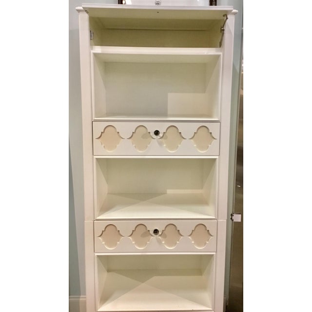 Bungalow 5 Tall Modern White Bookshelf Chairish