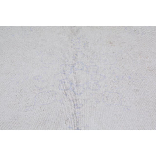 Turkish Vintage Turkish Hand Knotted Wool Rug, 6'9"x9'8" For Sale - Image 3 of 6