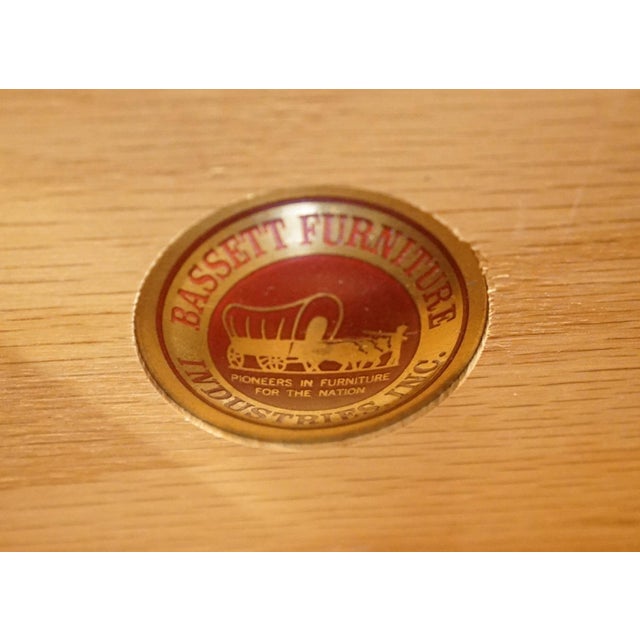 Bassett Furniture Solid Pecan Italian Mediterranean Style 62" Double Dresser 290-28-217 For Sale - Image 9 of 13