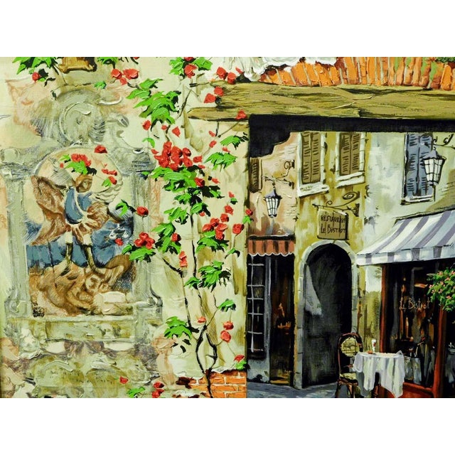 1990s Viktor Shvaiko "La Rapiere" Framed Canvas Hand Signed Fine Art, Make Offer #Ap48 For Sale - Image 5 of 7