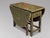 Vintage Italian Green Painted Drop-Leaf Table, 1920 For Sale - Image 3 of 12