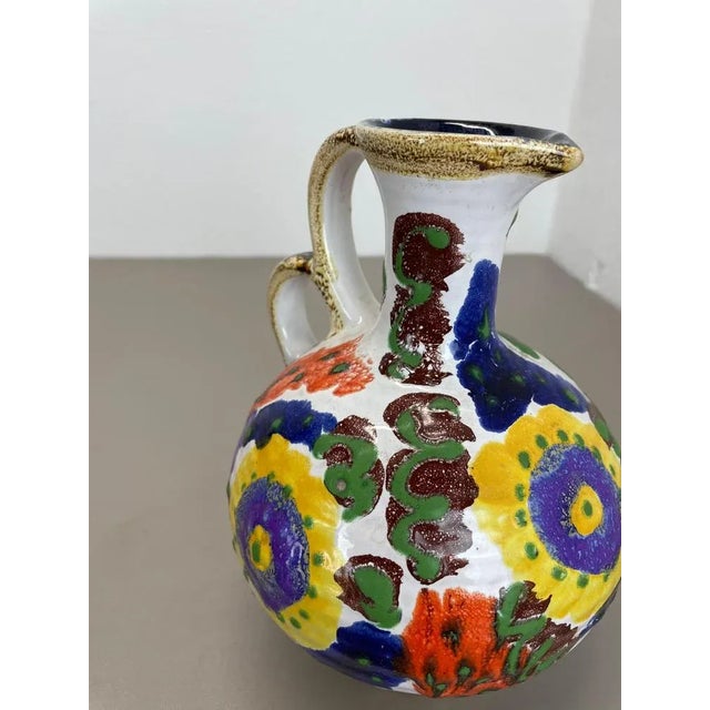 Vintage German Ceramic Studio Pottery Vase from Marei Ceramics, 1970s For Sale - Image 10 of 18