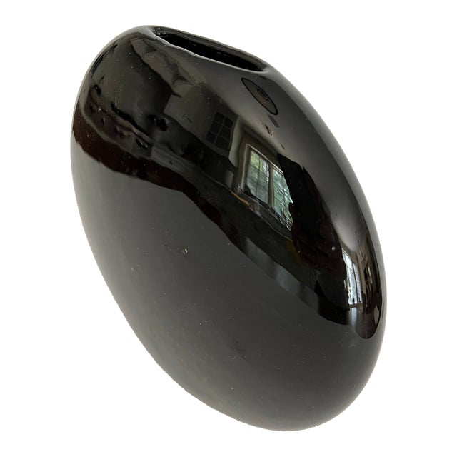 Vintage Round Flat Vase Rosenthal Netter For Sale