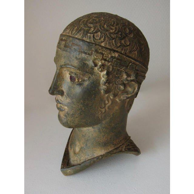Small Plaster Bust of Delphi, 1950s For Sale - Image 4 of 6