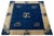 This exceptional antique Chinese Art Deco rug is meticulously hand-knotted using high-quality wool. It showcases a rich...