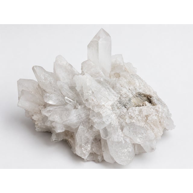 Monumental Brazilian Quartz Crystal Cluster – 381 Lb Natural Statement Specimen For Sale - Image 4 of 5