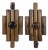 Vintage Wooden Hangers, Italy, 1970s, Set of 2 For Sale