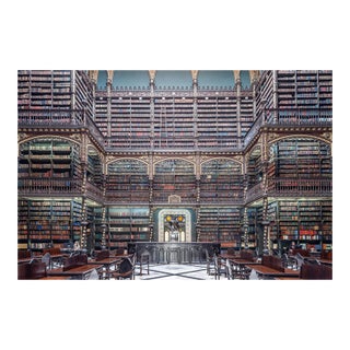 Real Gabinete Library Iv, Rio De Janeiro, Contemporary Photograph by Richard Silver 24x36 For Sale