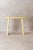 Vintage Rustic Square Elm Wood Stool For Sale - Image 4 of 7