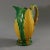 Yellow Minton Majolica Wheat and Leaves Jug Pitcher For Sale - Image 8 of 12