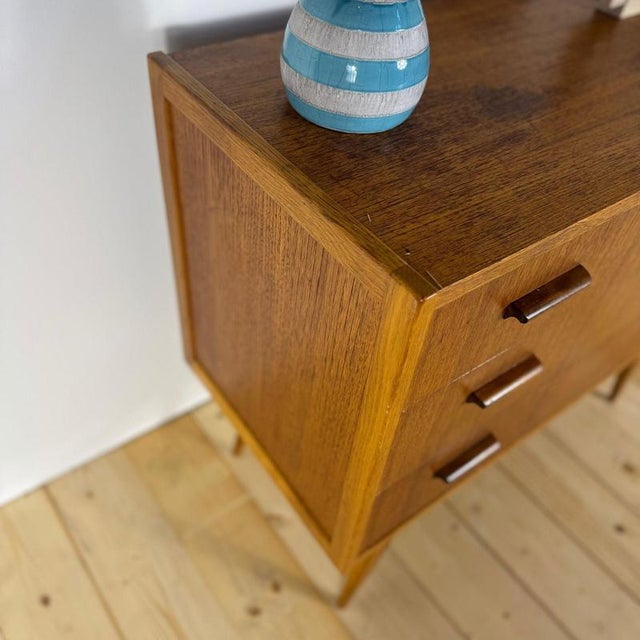 Three-Drawer Teak Chest of Drawers – Mid-Century Danish Design