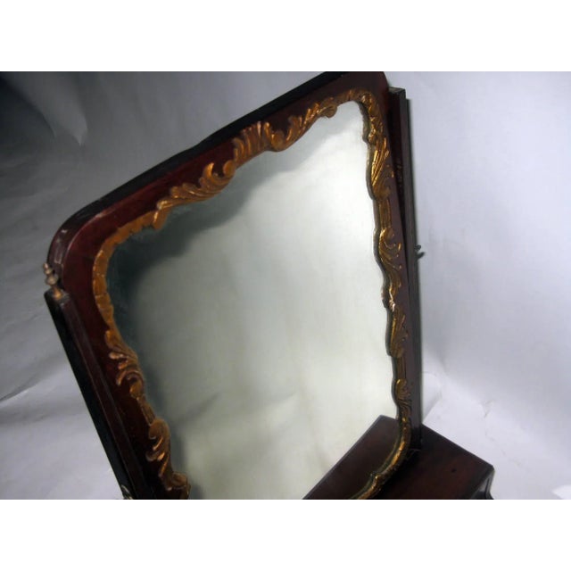 19th century Georgian Mahogany Dressing Mirror For Sale - Image 9 of 11
