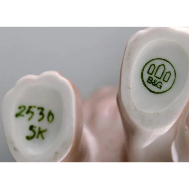 Porcelain Sitting Lion Cub from B & G / Bing & Grondahl For Sale - Image 6 of 7