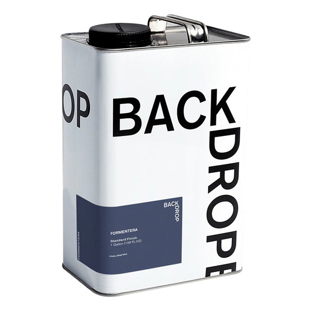 BACKDROP Standard Finish Interior Paint in Formentera (Clean, Deep Blue) - 1 Gallon For Sale In Los Angeles - Image 6 of 6