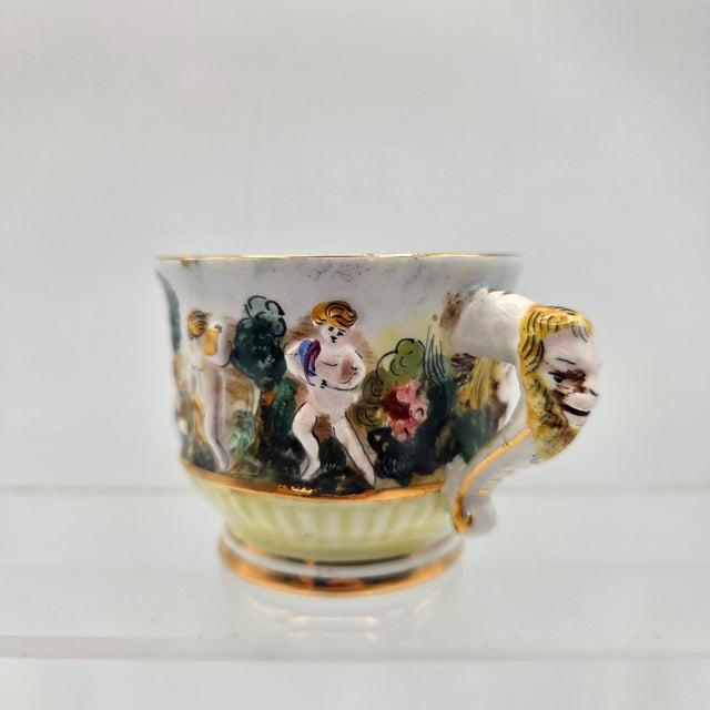 Add a touch of Italian elegance to your collection with this beautiful vintage R. Capodimonte demitasse tea set from...