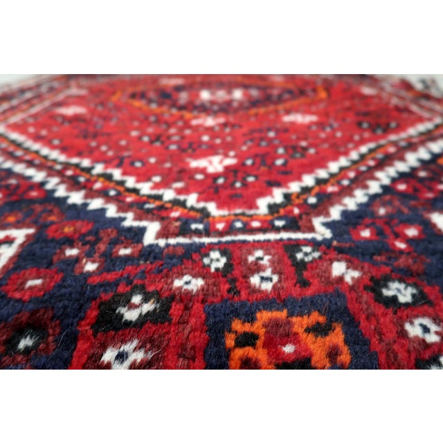 1920s 1920s, Antique Persian Shiraz Handmade Rug 4 X 6 For Sale - Image 5 of 13