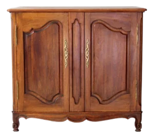 Vintage French Louis XV Style Cabinet With Drawer Interior