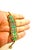 Bochic “Vintage Retro” Natural Emeralds & Diamonds Set In 18K Gold & Silver For Sale - Image 13 of 16