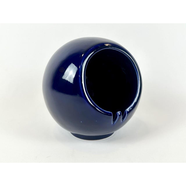 Ceramic Large Space Age German Pottery Spherical Ball Ashtray, 1960s For Sale - Image 7 of 7