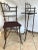 Set of Rattan Furniture Chair & Flower Table, 1940s For Sale - Image 16 of 18
