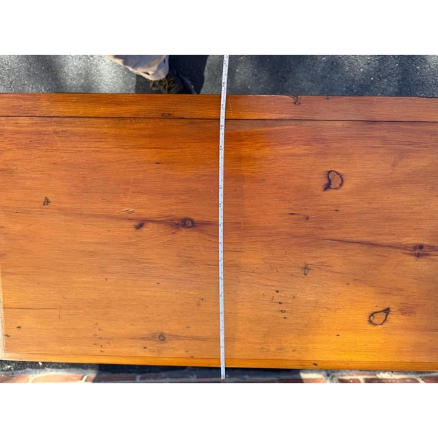 Antique Early American Rustic Style Dry Sink Blanket Chest For Sale - Image 15 of 16