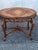 1930s 1930s French Style Walnut Carved Side Table With Glass Top - Tray Accent For Sale - Image 5 of 12