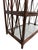Vintage Dark Walnut Bamboo Etagere For Sale In Philadelphia - Image 6 of 8