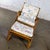 Mid-20th Century Tropical or Coastal Style Rattan Lounge Chair and Ottoman Set by Calif Asia For Sale - Image 6 of 18