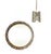 Mid-Century Modern Vintage Illuminated Crystal Brass Mirror from Palwa, 1960s For Sale - Image 3 of 17