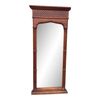 Vintage Gothic Architectural Mirror by Carolina Mirror For Sale