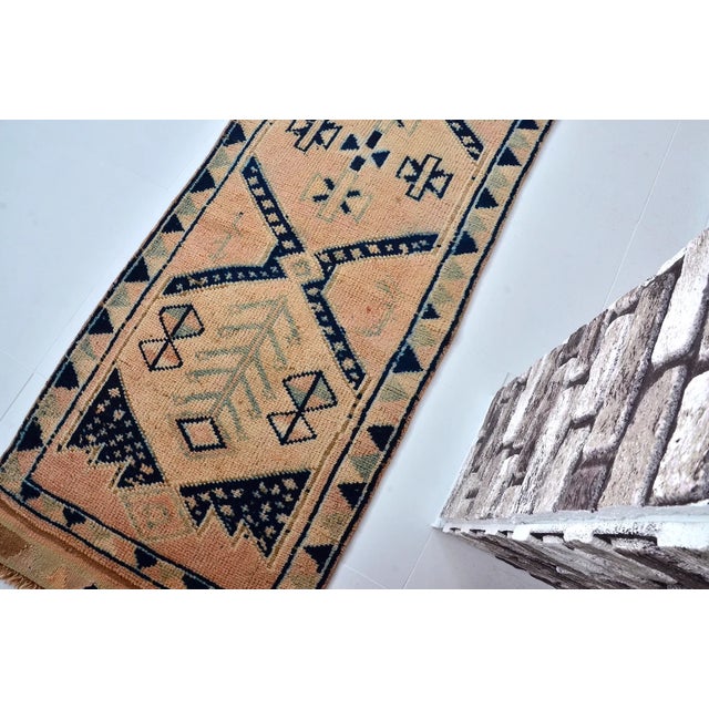 Antique Hallway Runner Rug For Sale - Image 4 of 10