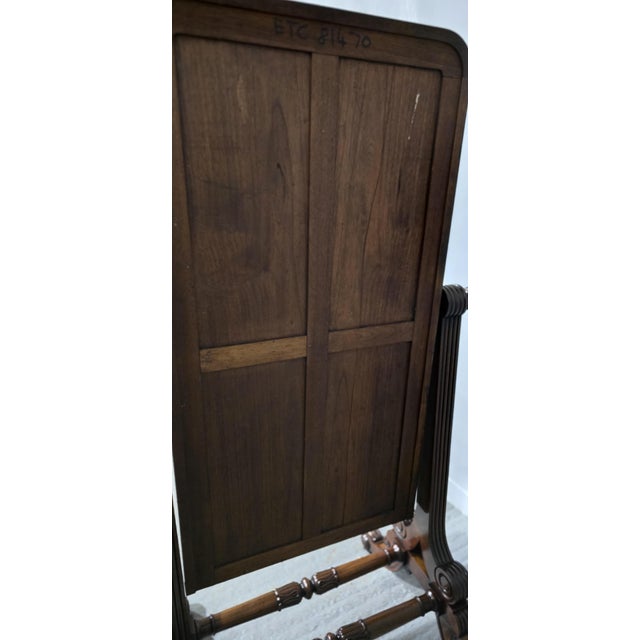 Regency Mahogany Cheval Mirror, 1830 For Sale - Image 13 of 14