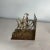 Renaissance Vintage Metallic Bicycle Bookend For Sale - Image 3 of 8