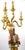 Wood Italian Figural Standing Candelabra Floor Lamp, Early 20th Century For Sale - Image 7 of 18