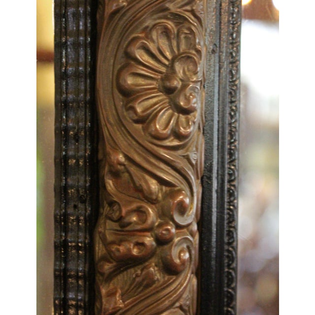 Glass Late 19th Century Grand Scale French Repousse Mirror For Sale - Image 7 of 7