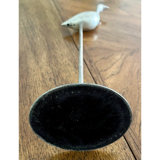 Mid-Century Chrome Crane Figurine Statue or Hat Stand 18" High For Sale - Image 11 of 13