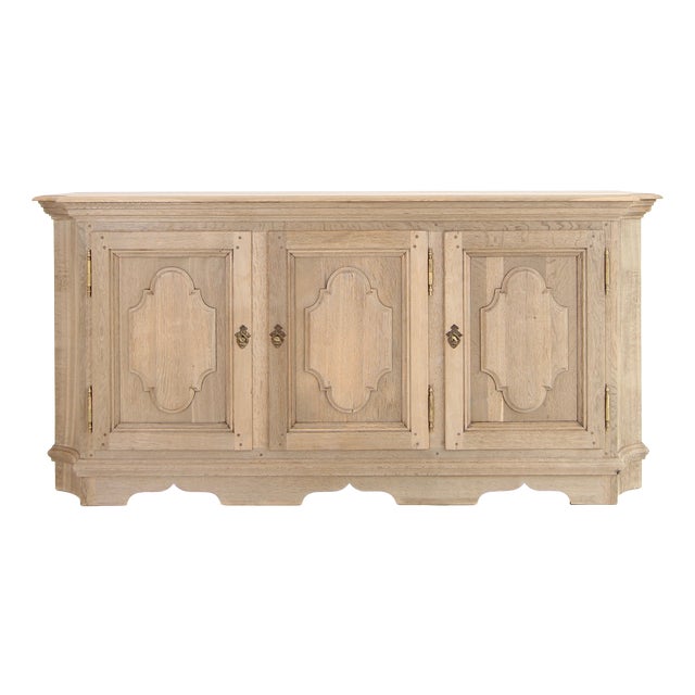Vintage Oak and Poplar Sideboard, 1930s For Sale
