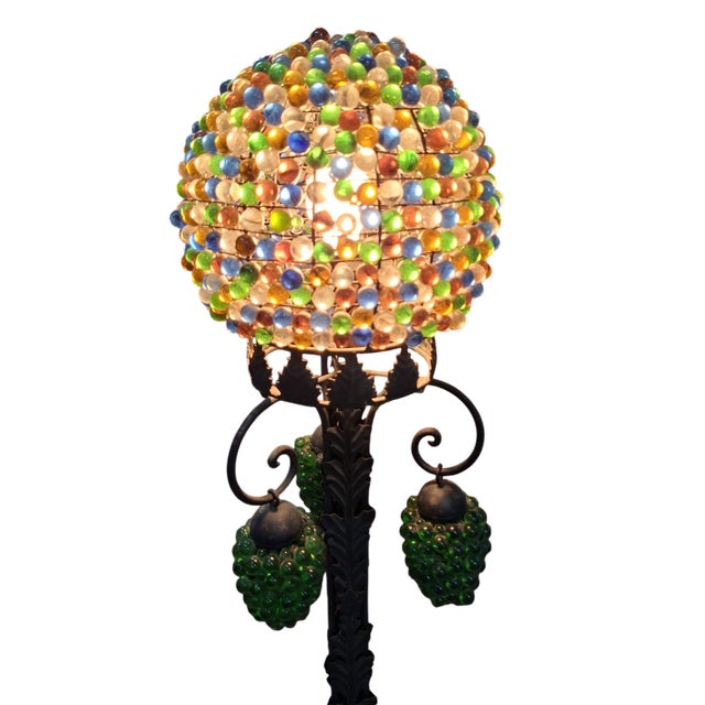 Moroccan Handcrafted Lamp, 1940s For Sale - Image 3 of 7