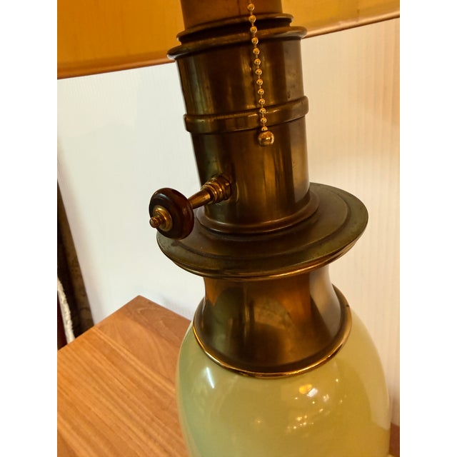 Mid 20th Century Ostrich Egg Table Lamp For Sale - Image 12 of 12