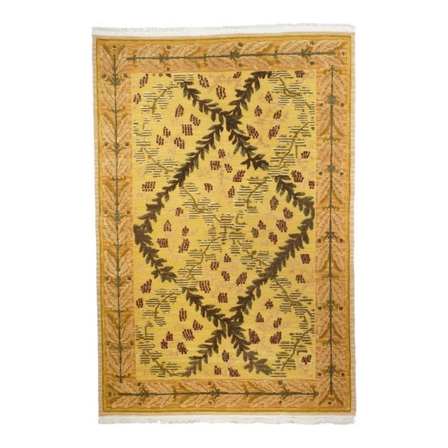 Turkish Sumak Rug 6'0' X 9'0" For Sale