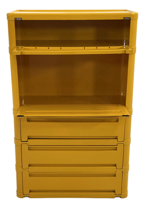 Yellow Chest of Drawers by Olaf Von Bohr for Kartell, 1970s