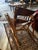 Rustic European Wooden and Leather Handmade Rocking Chair With Costa Rica Birds Design For Sale - Image 3 of 12