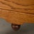 Art Deco Amsterdam School Nightstands in Oak and Glass, 1930s, Set of 2 For Sale - Image 12 of 18