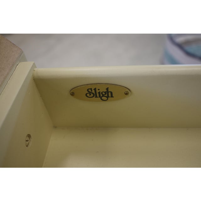 Paper Sligh Studio Designs Parchment Writing Desk For Sale - Image 7 of 11